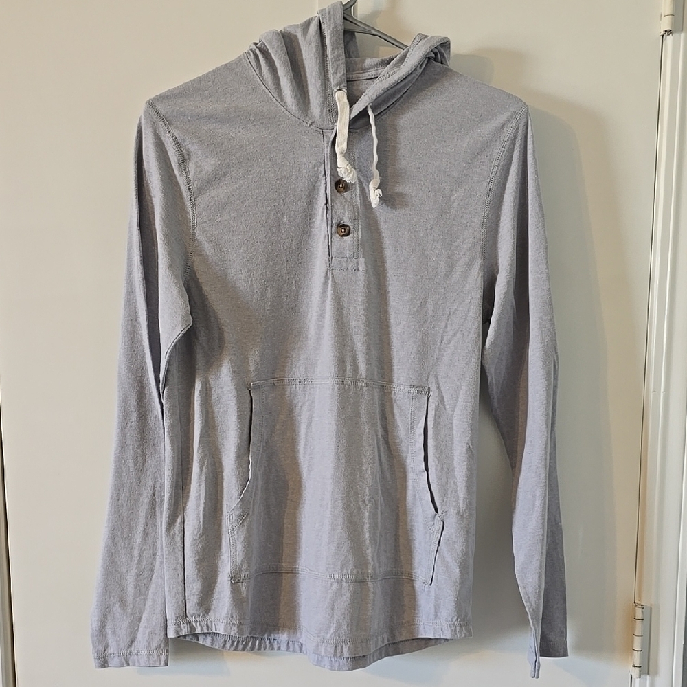 Men's Gray Hoodie Shirt